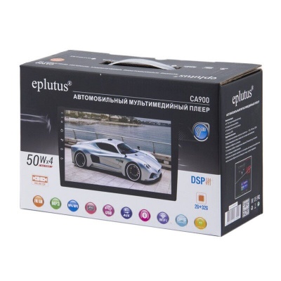 EPLUTUS CA900 2 DIN 9" New c GPS  Android 10.1 ПЛАНШЕТ Ш/В 178х100 мм