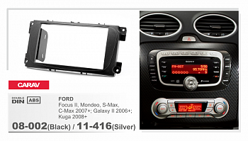 08-002 Рамка 2DIN FORD Focus II, Mondeo,S-Max,C-Max 2007-2011; Galaxy II 2006(АналогIntro RFO-N1,)
