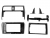 ACV PR34-1147 рамка переходная  9"/10" TOYOTA LAND CRUISER PRADO 150 2017-2018