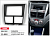 11-095 Рамка 2DIN SUBARU: Forester (2008-2012); Impreza (2007-2012)