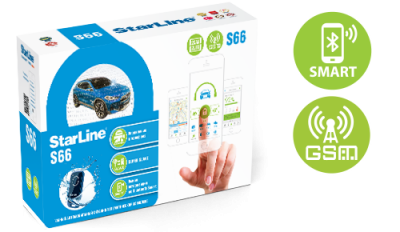 Автосигнализация StarLine S66 BT V2 2CAN+4LIN GSM (без брелока)