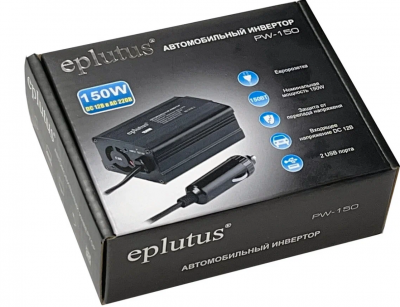 Преобразователь напряжения (инвертор) 12-220 Eplutus PW-150